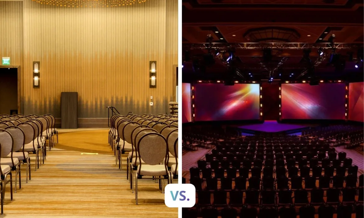 regular conference vs exciting event