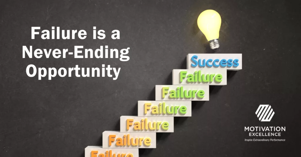 failure is important to success, failure at work