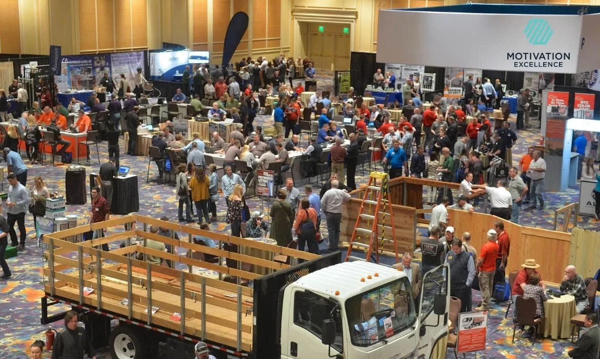 crowd gather at an event