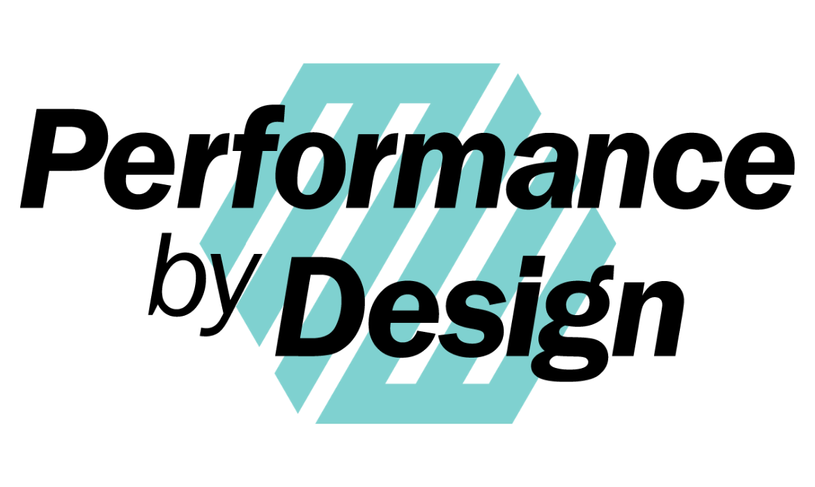 Performance by Design Logo different layout'